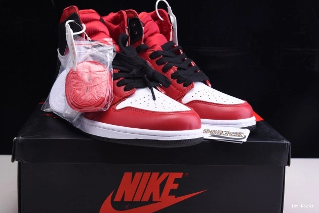 1st Kicks Air Jordan High WMNS OG Snake 1 Satin CD0461-601 0804